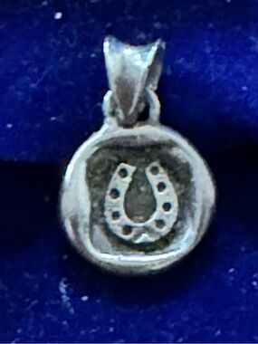 Waxing Poetic Sterling Silver Petite Horseshoe Charm